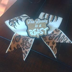 Tiger hair bow